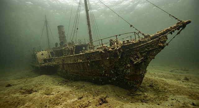 Artistic impression of the CSS Georgiana
