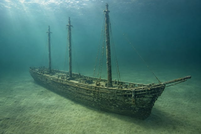 Artistic impression of the M.J. Cummings