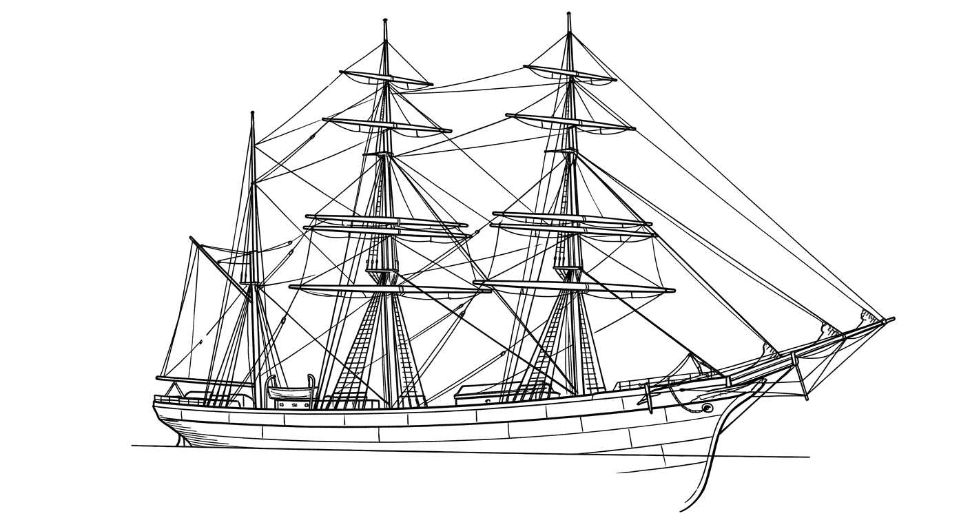 Engraved line drawing of the Crofton Hall