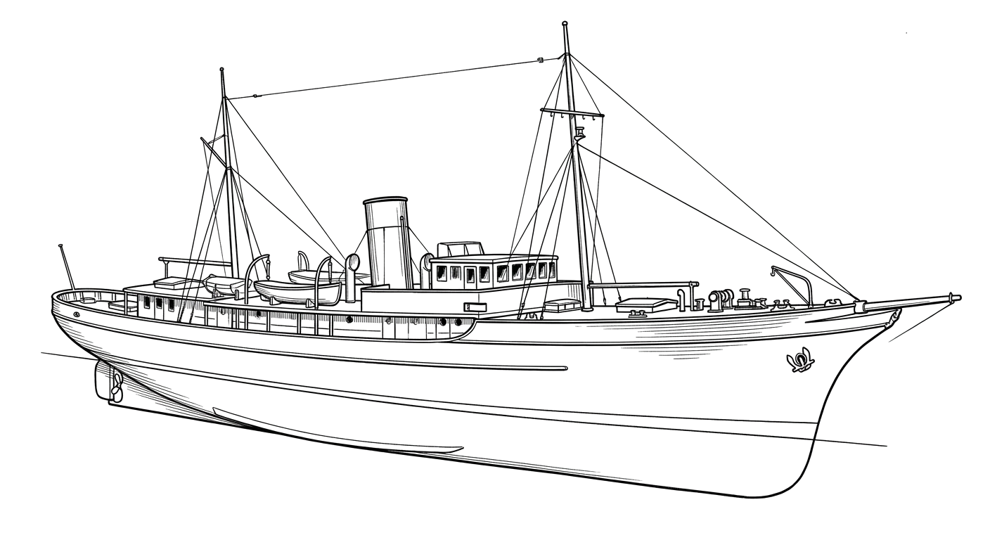 Engraved line drawing of the Mizpah