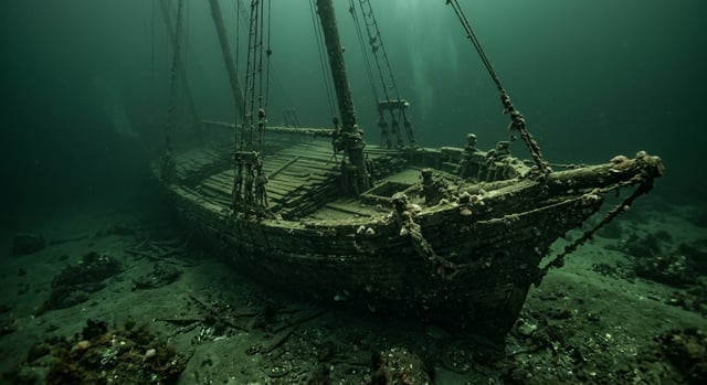 Artistic impression of the Abbie M. Deering