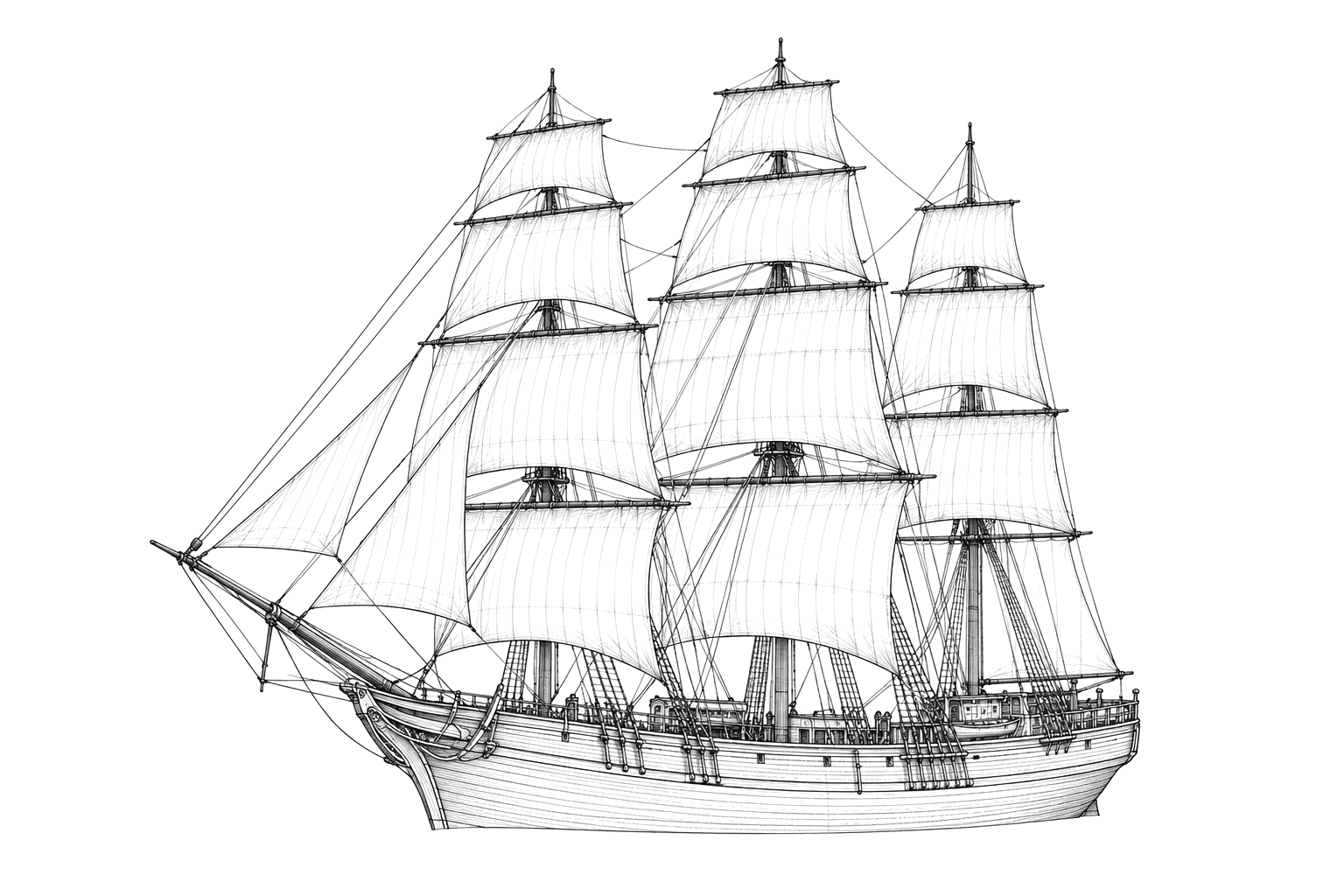 Engraved line drawing of the Venus