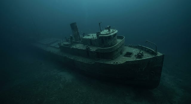 Artistic impression of the SS Kamloops