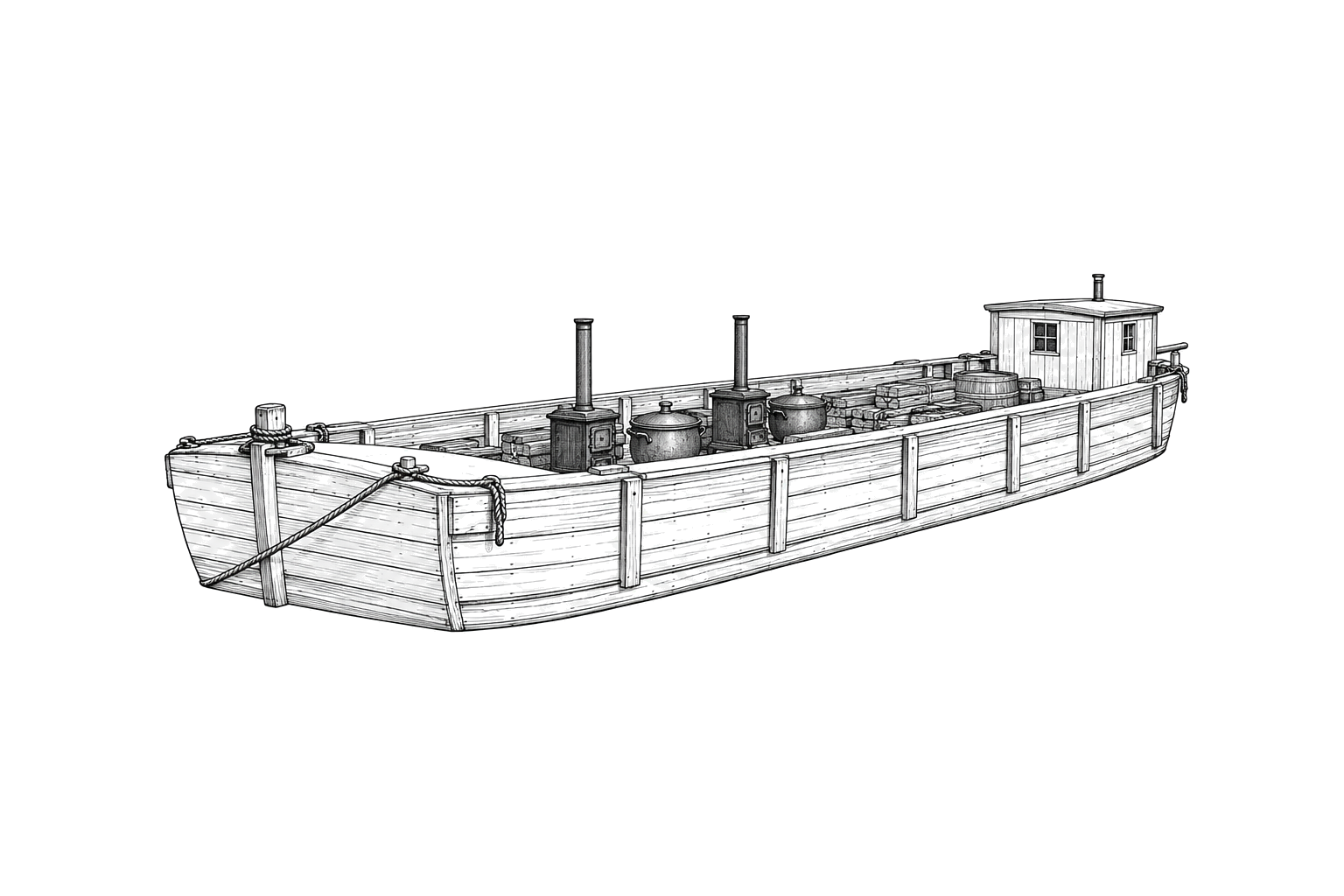Engraved line drawing of the Vergennes