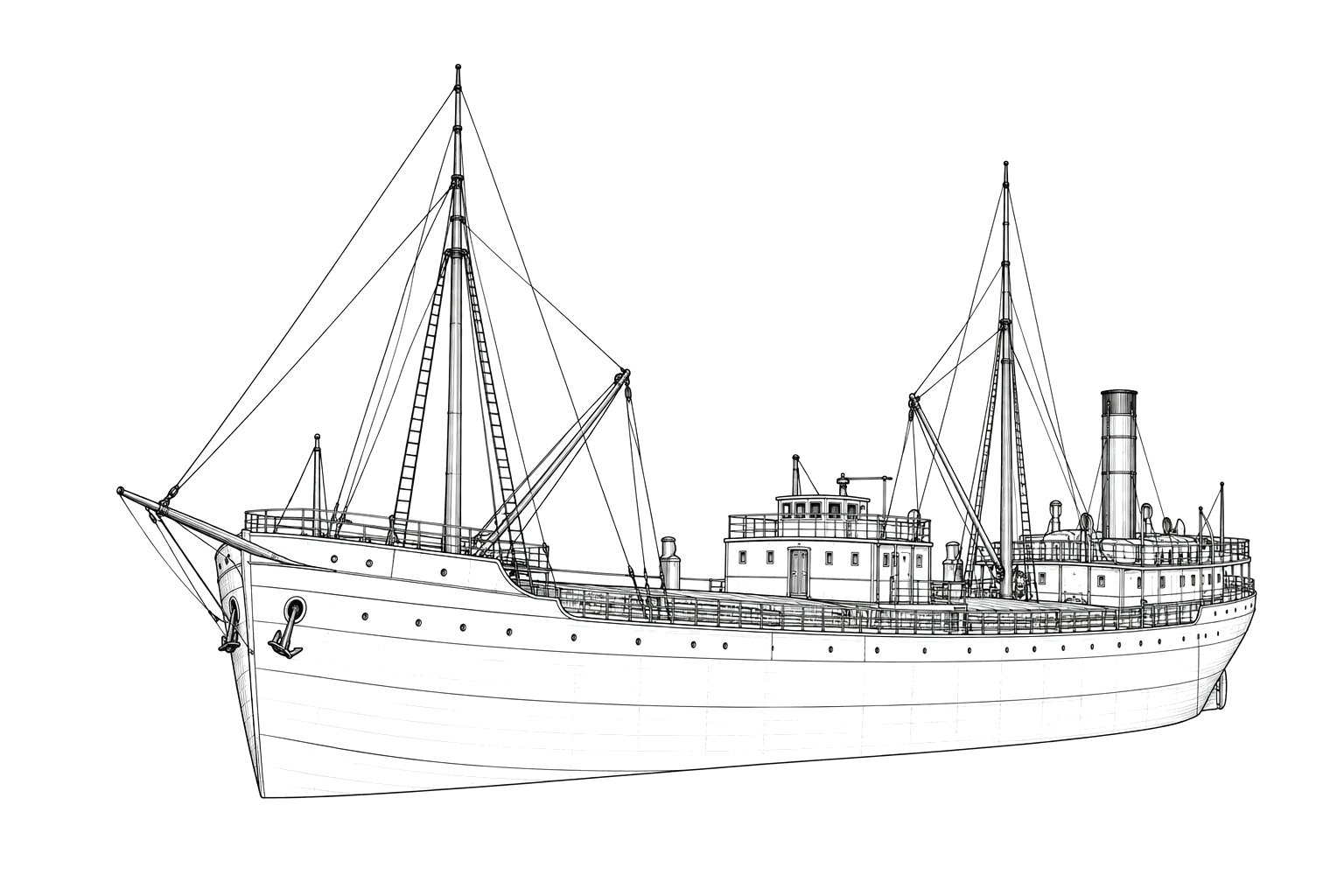 Engraved line drawing of the Hudson
