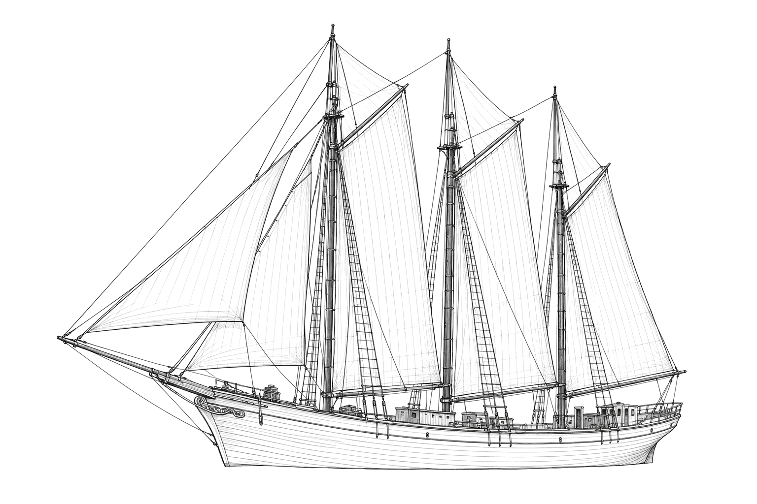 Engraved line drawing of the Typo