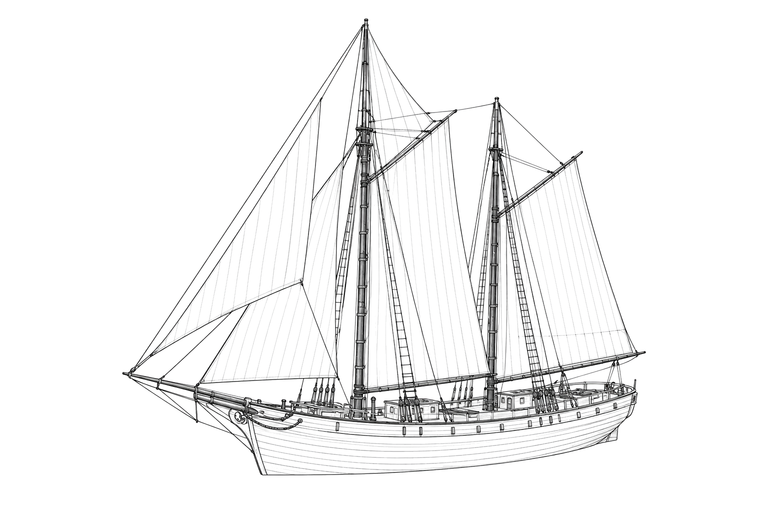 Engraved line drawing of the Sardinia