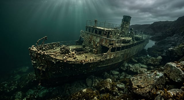 Artistic impression of the SS Kyle