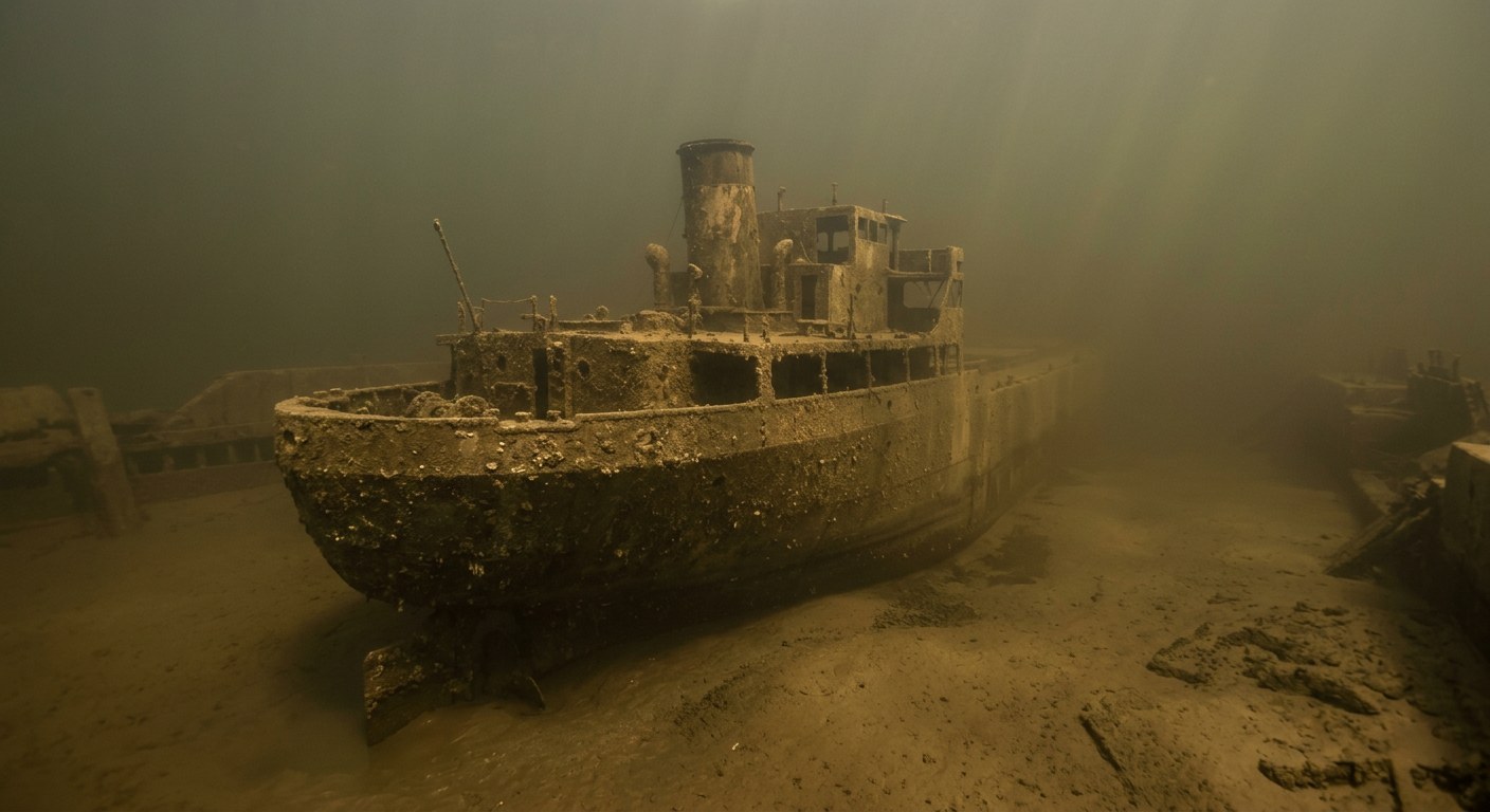 Artistic impression of the S.S. William Foster Cowham