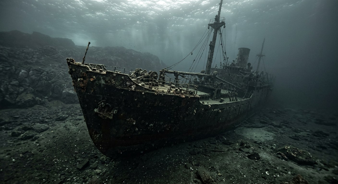 Artistic impression of the RMS Nascopie