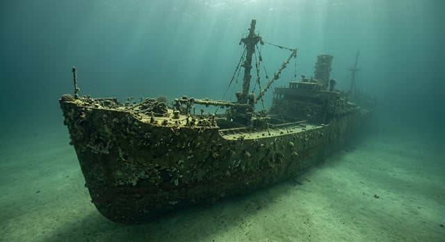 Artistic impression of the SS Norlindo