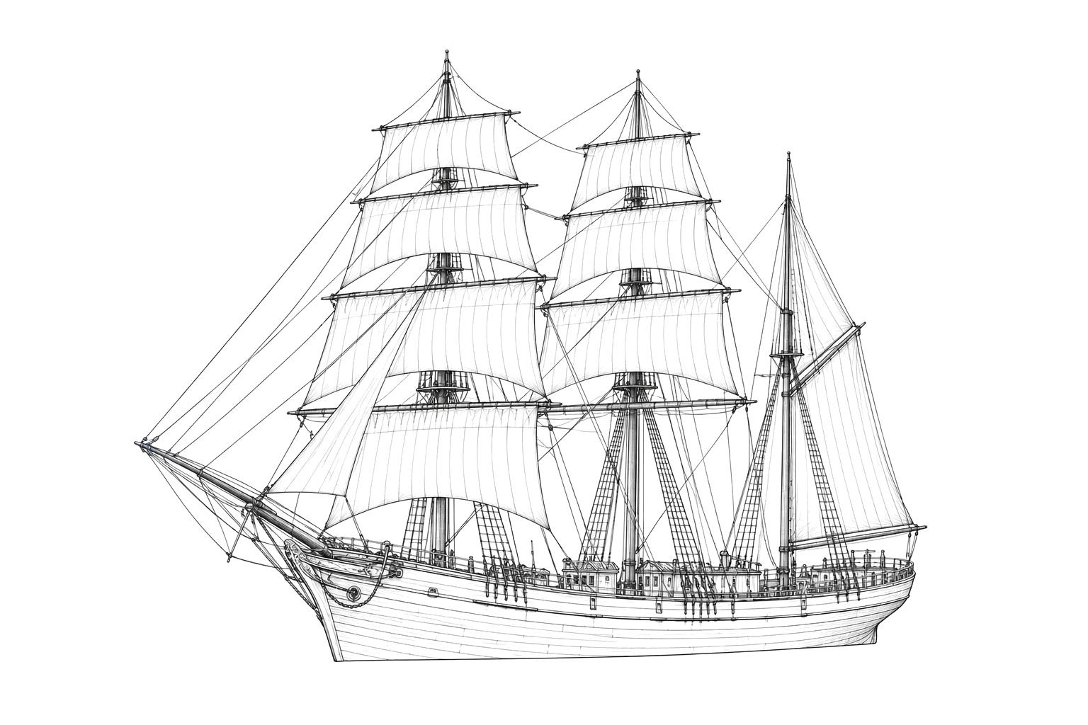 Engraved line drawing of the Kraljevica
