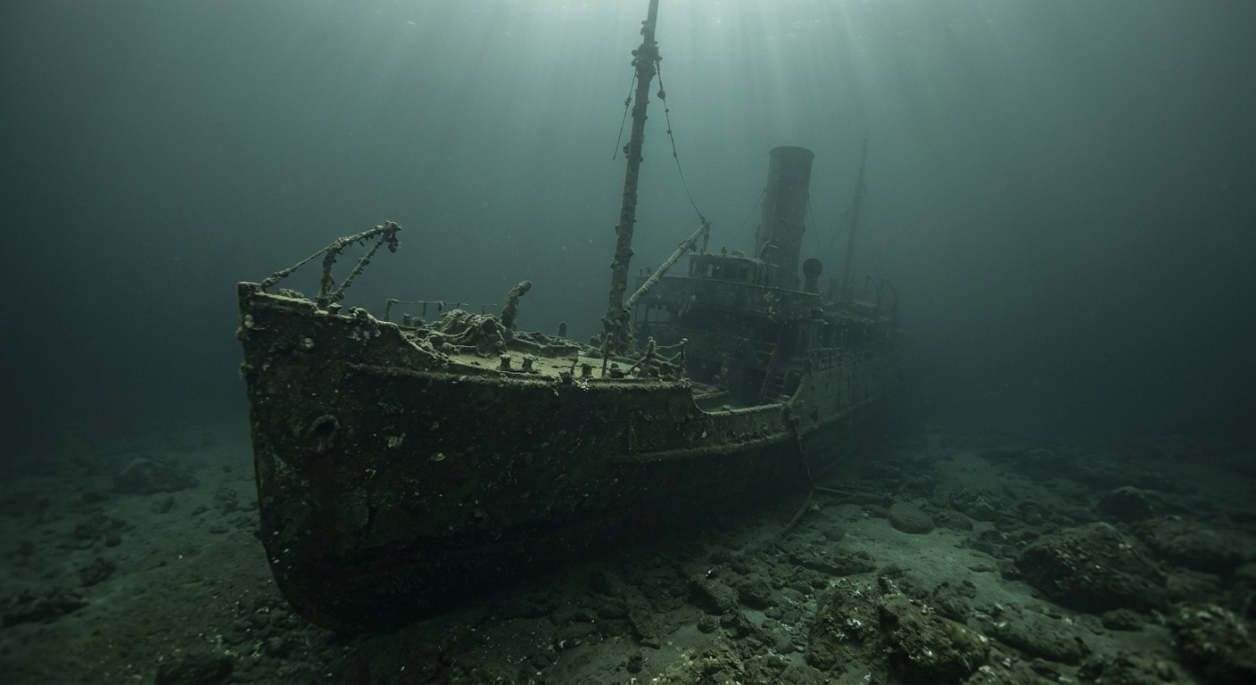 Artistic impression of the SS Islander