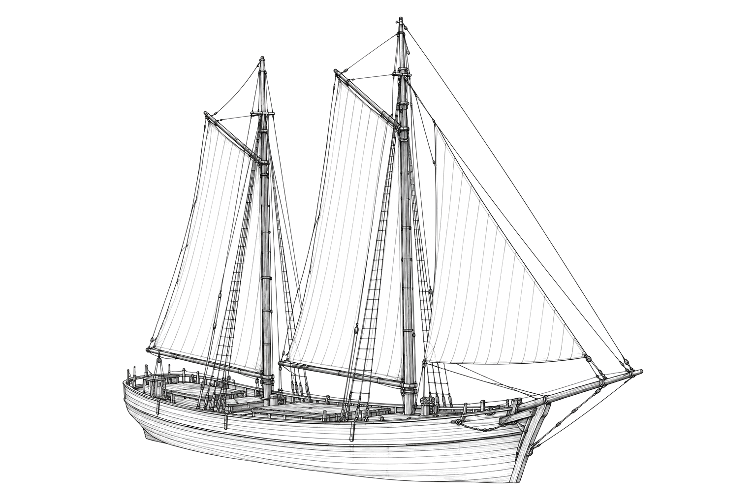 Engraved line drawing of the Pemberton