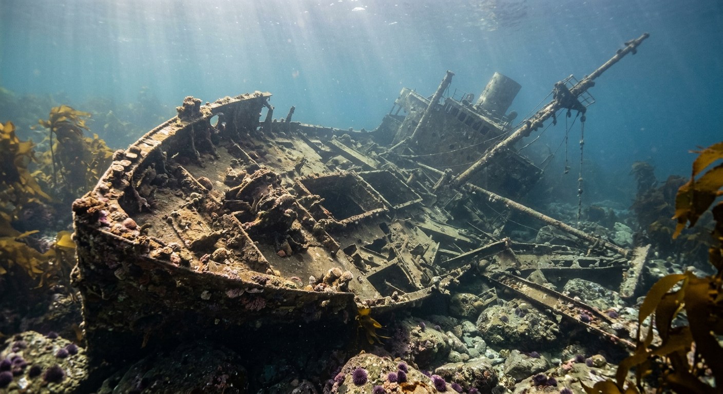 Artistic impression of the SS Chickasaw