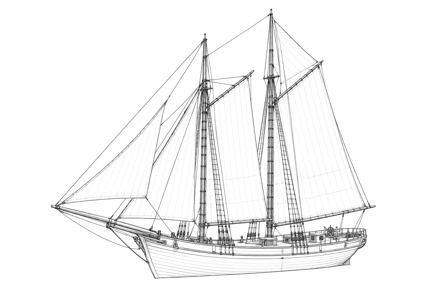 Engraved line drawing of the Peoria