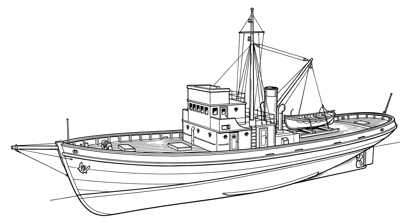 Engraved line drawing of the YDT-14