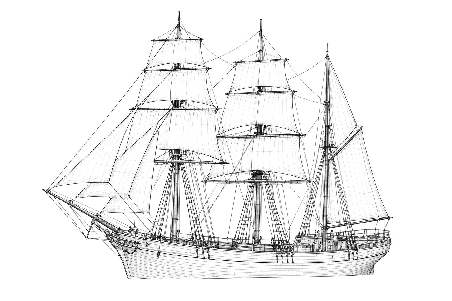 Engraved line drawing of the G.L. Newman