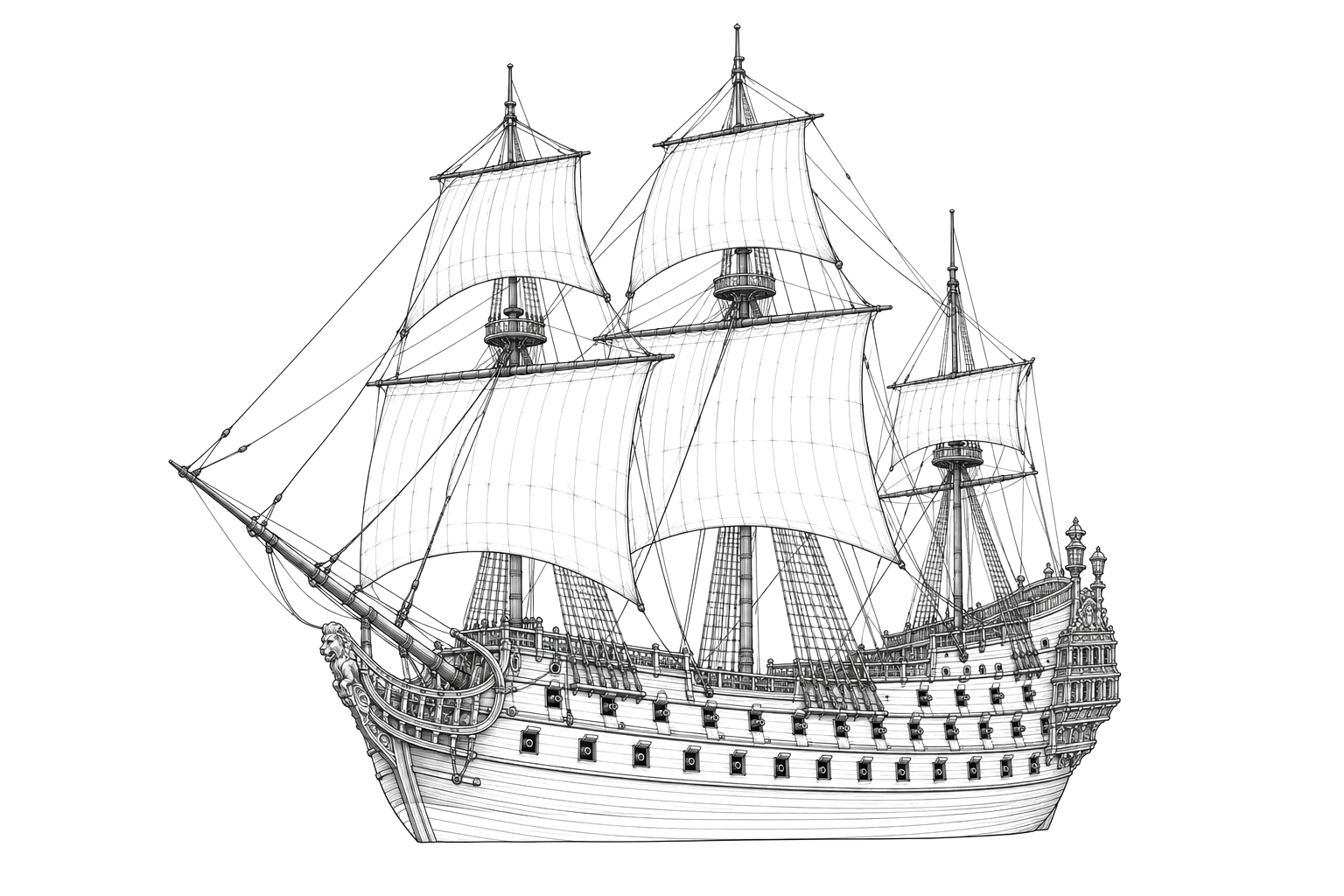 Engraved line drawing of the El Rubi