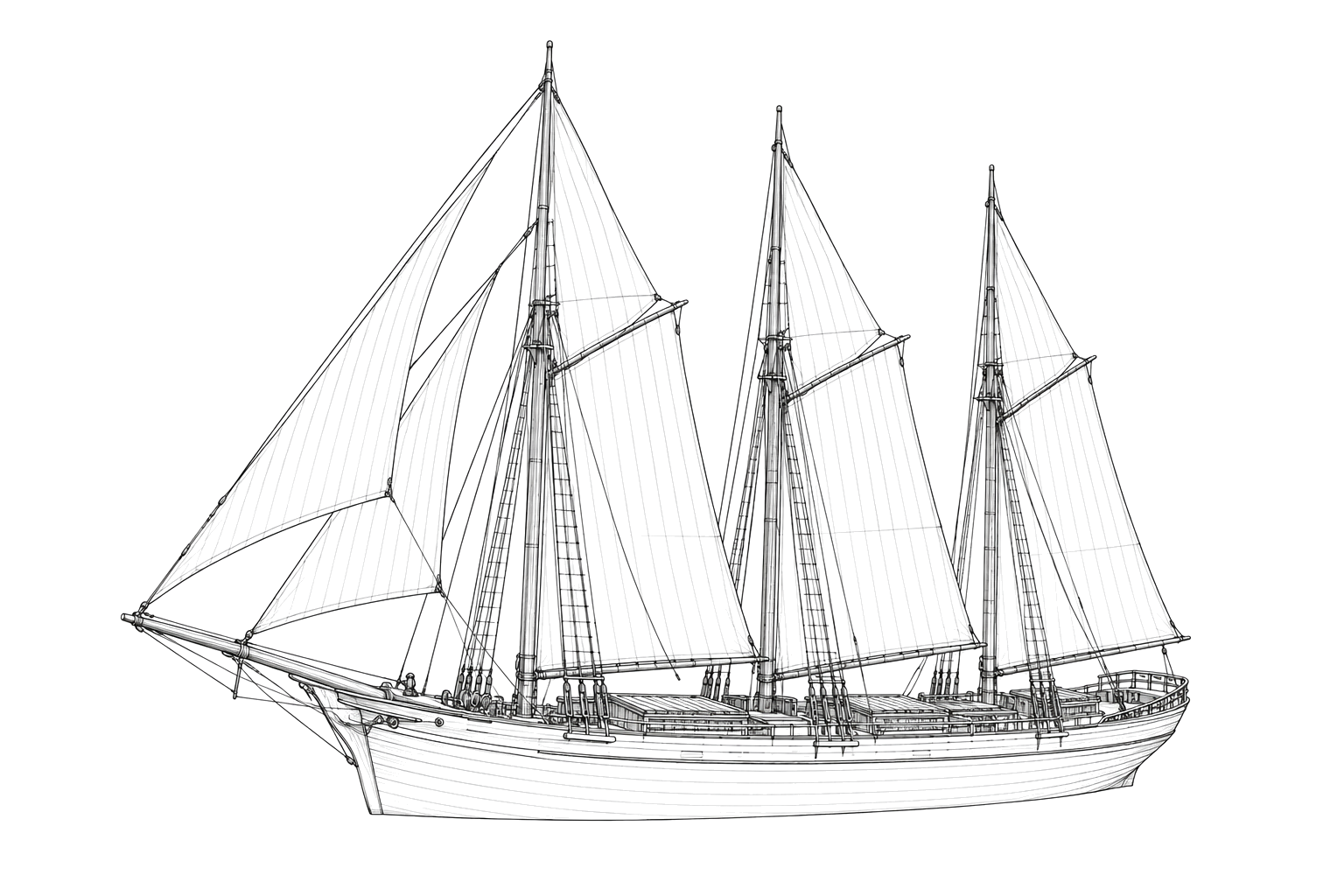 Engraved line drawing of the Lem Ellsworth