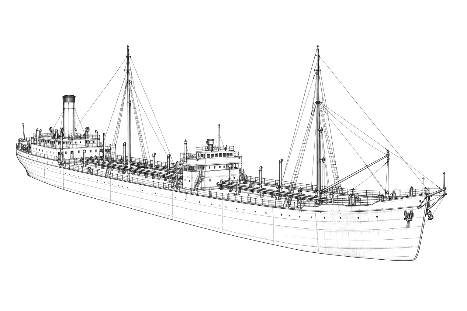 Engraved line drawing of the Atlas