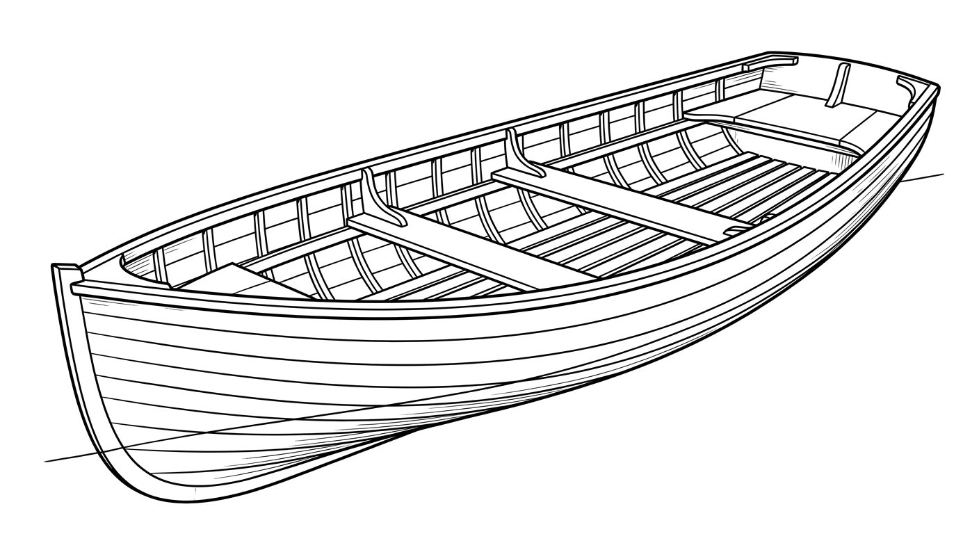 Engraved line drawing of the Penn Yan