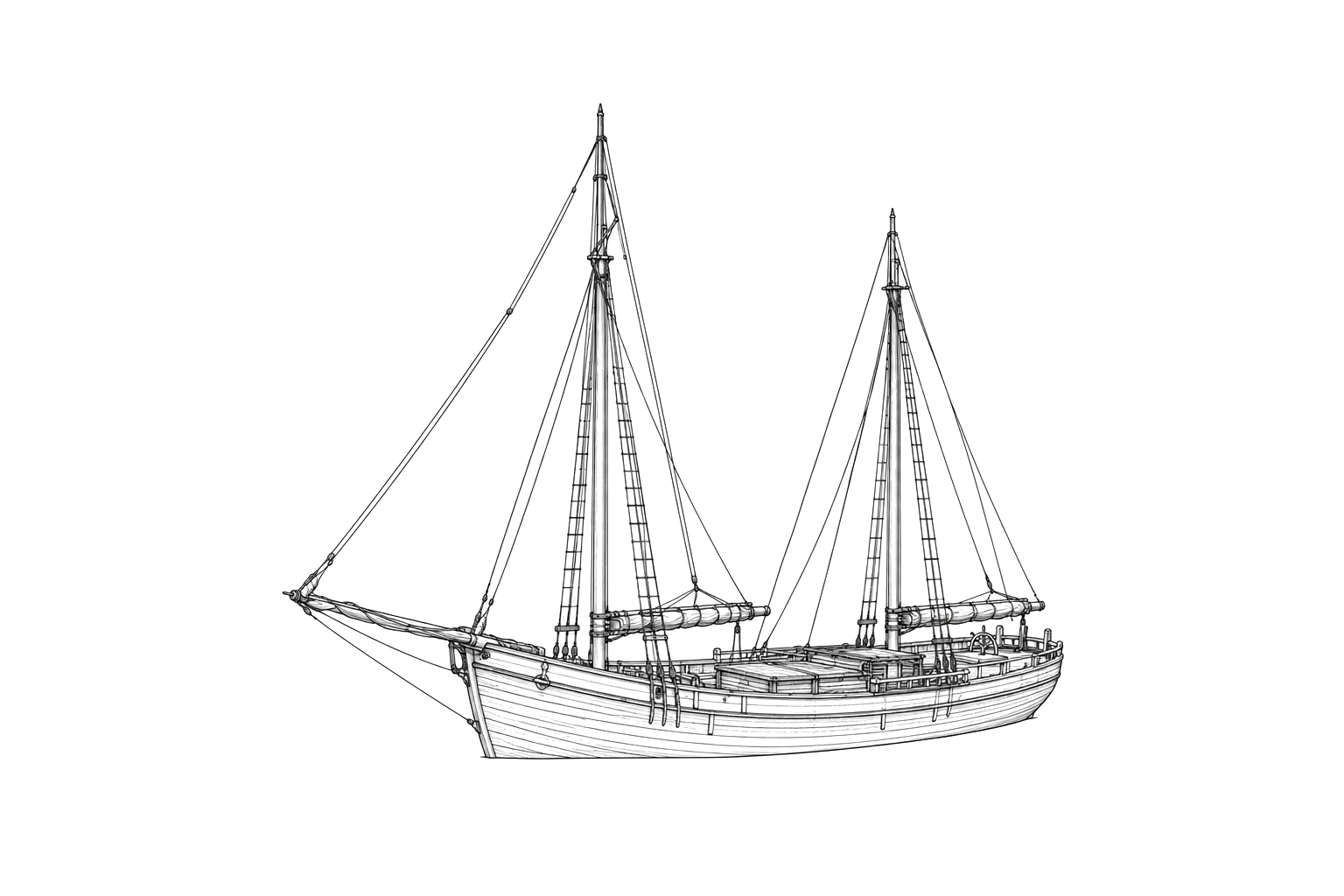 Engraved line drawing of the Ogarita