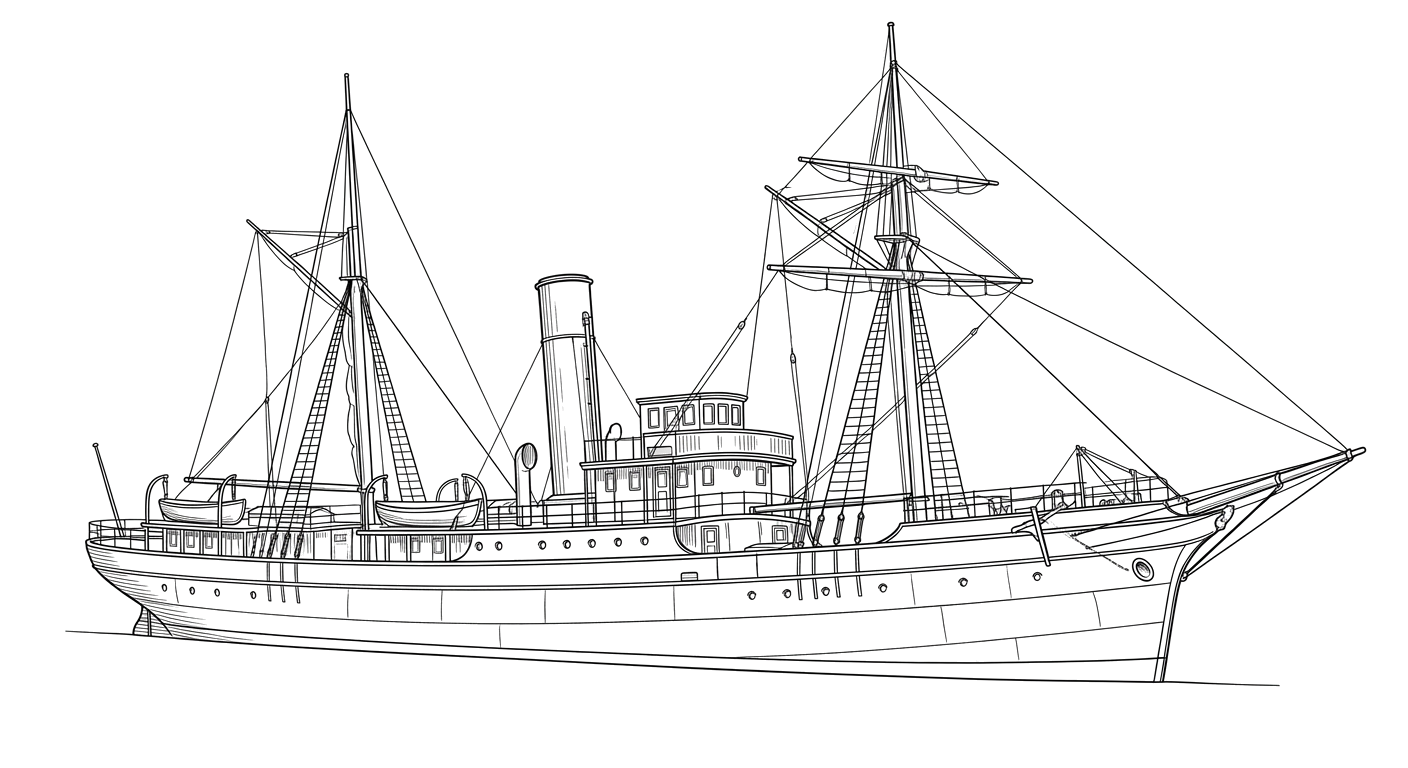 Engraved line drawing of the City of Waco