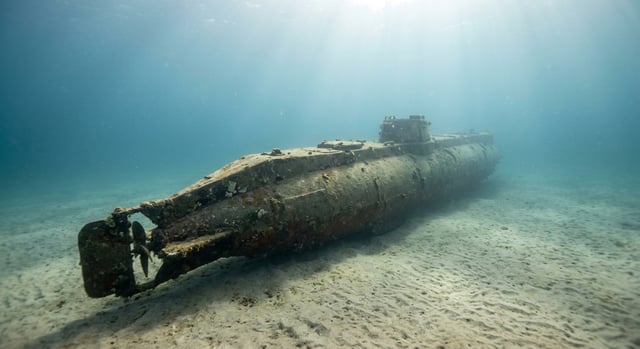 Artistic impression of the USS Alligator