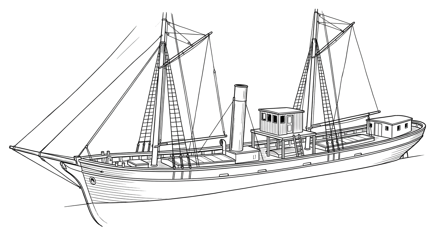 Engraved line drawing of the Congress