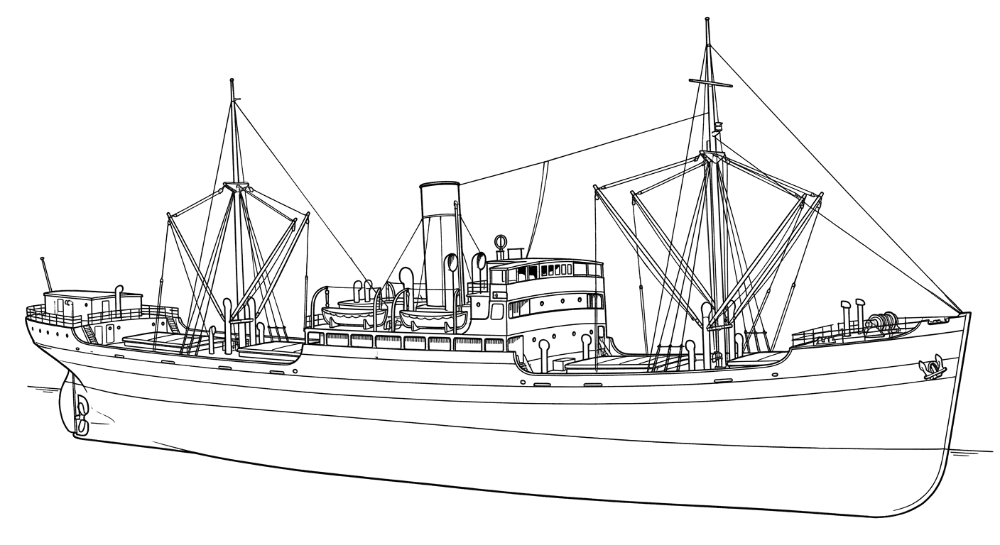 Engraved line drawing of the Trongate