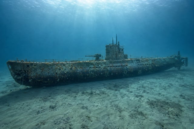 Artistic impression of the U-576