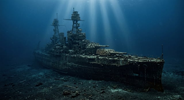 Artistic impression of the USS Nevada