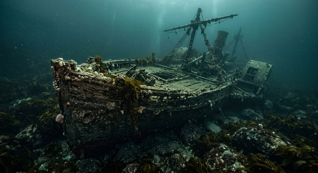 Artistic impression of the SS Tennessee