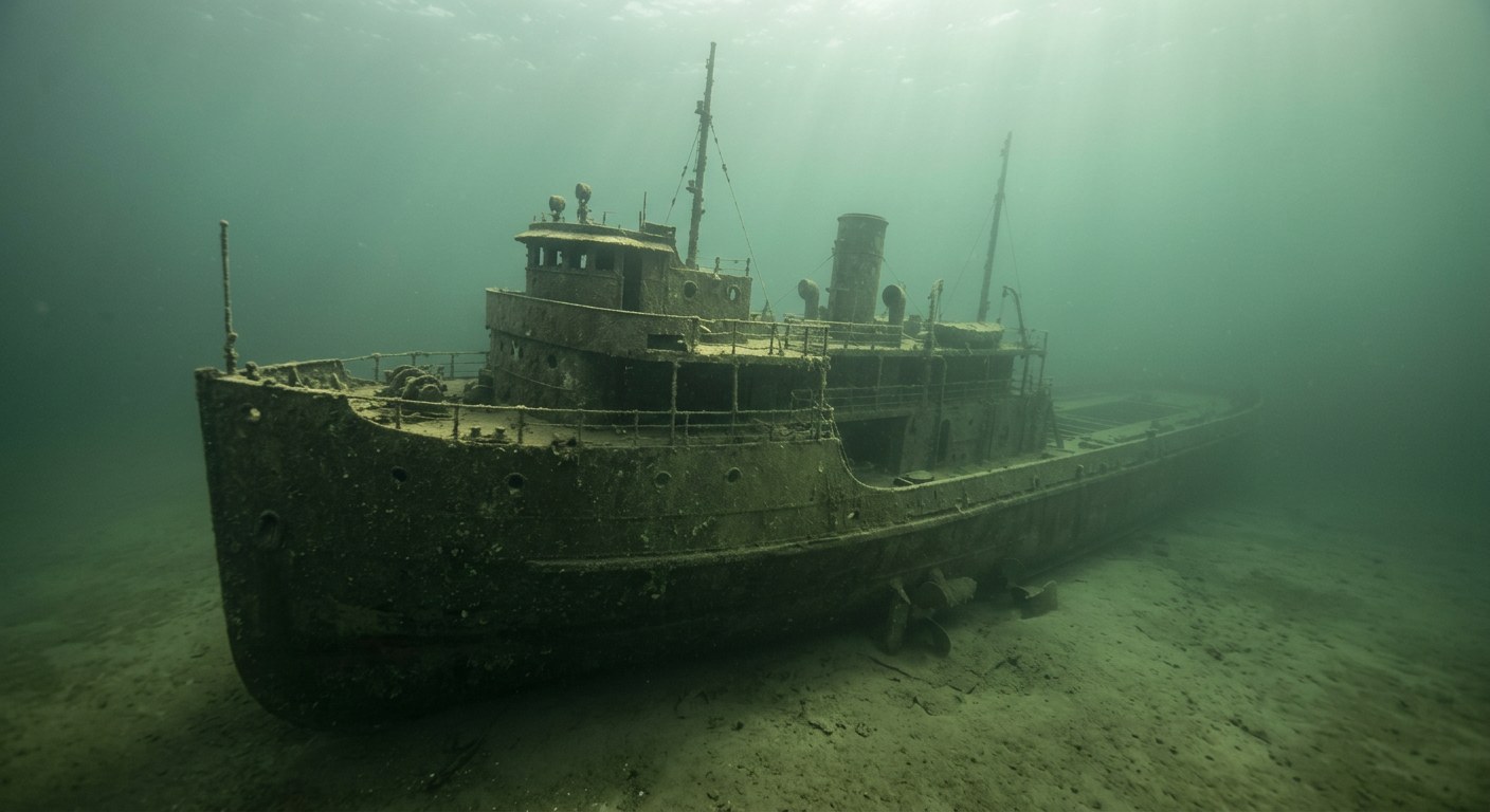 Artistic impression of the SS Marquette & Bessemer No. 2
