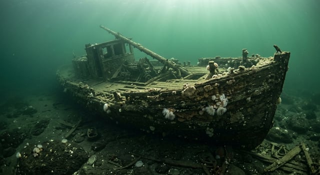 Artistic impression of the SS Iroquois