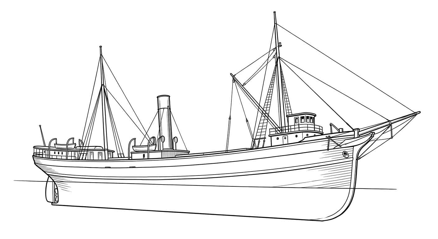 Engraved line drawing of the H.D. Coffinberry