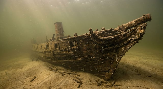 Artistic impression of the CSS Pee Dee