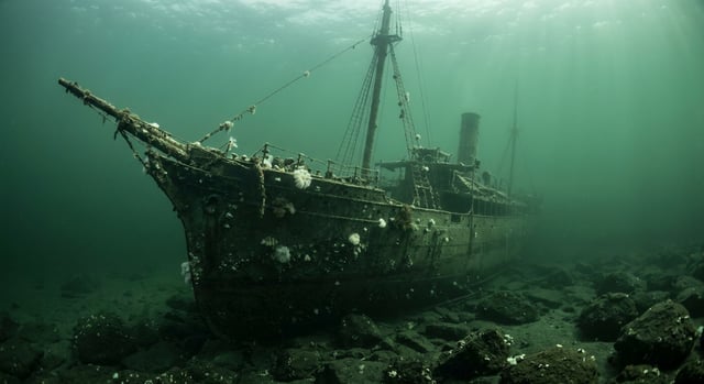 Artistic impression of the SS Ohio