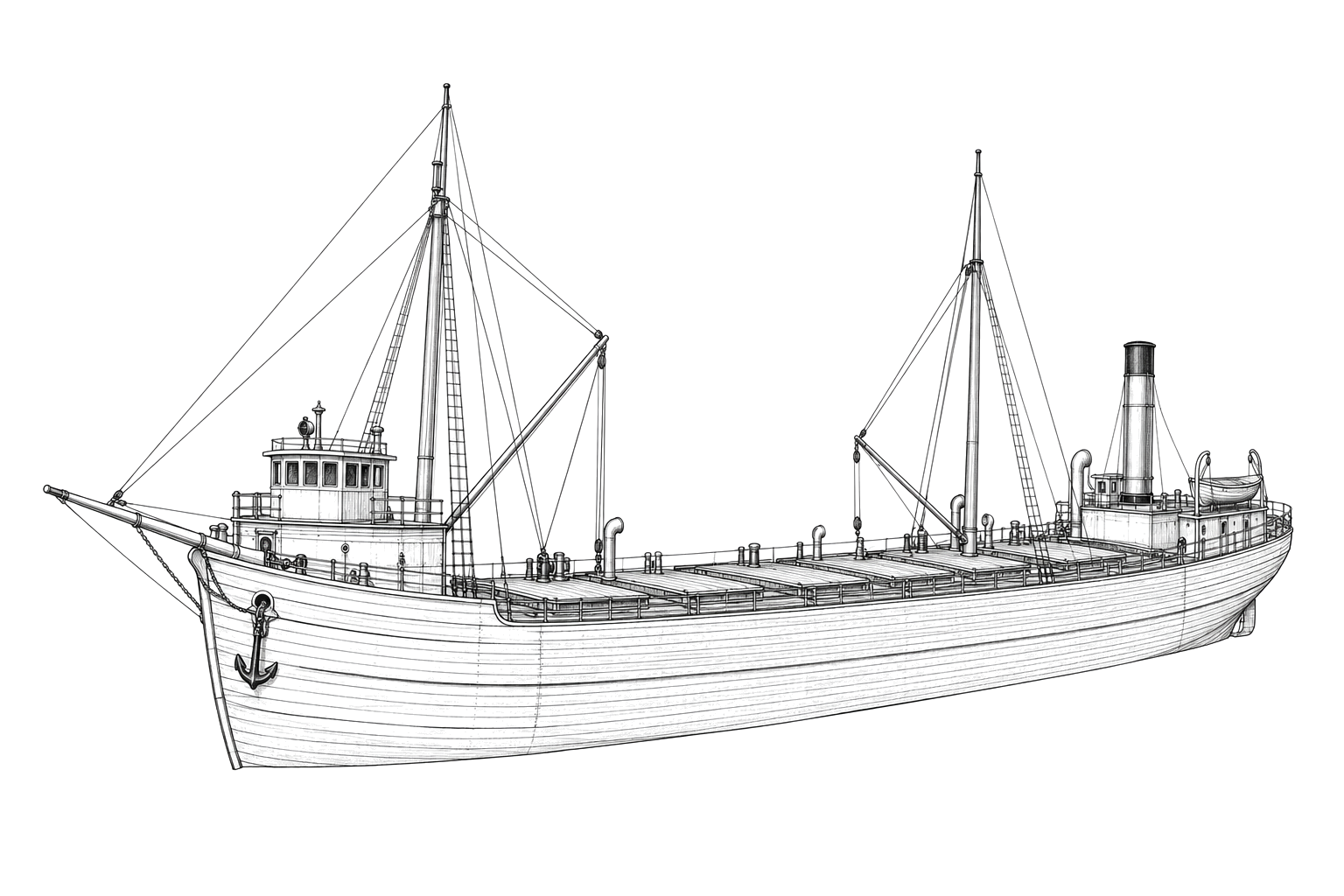 Engraved line drawing of the New Orleans