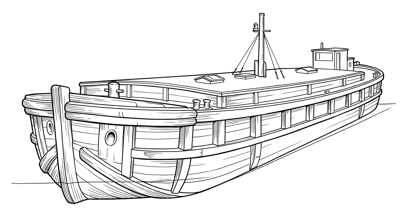 Engraved line drawing of the Pocopson
