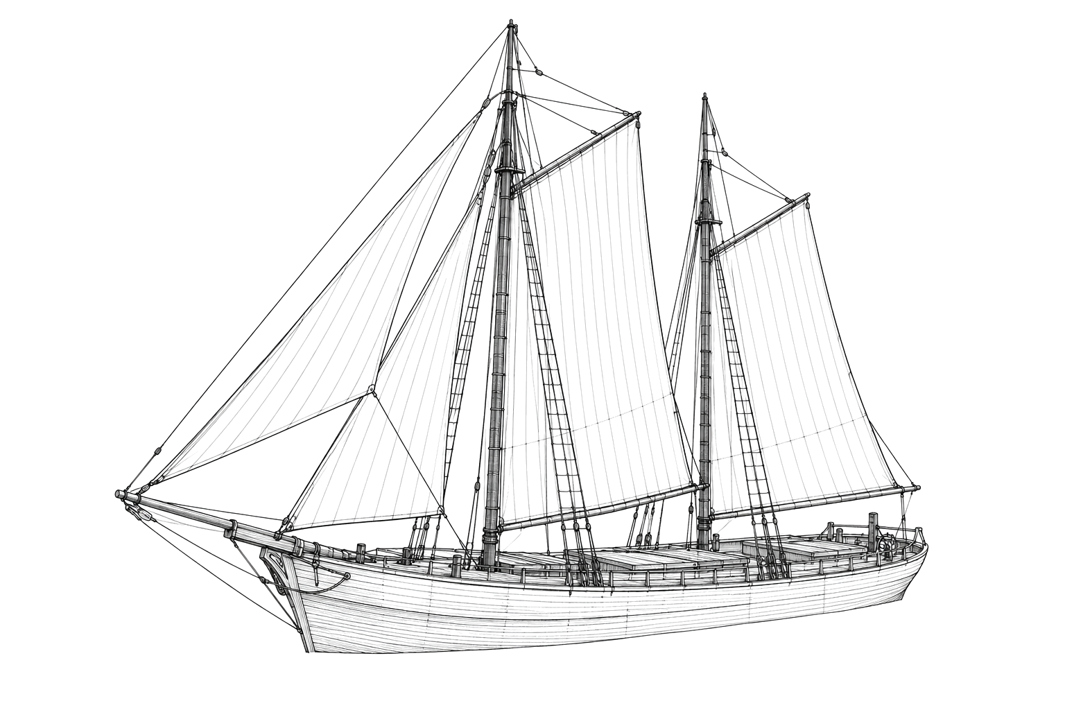 Engraved line drawing of the Farrand H. Williams