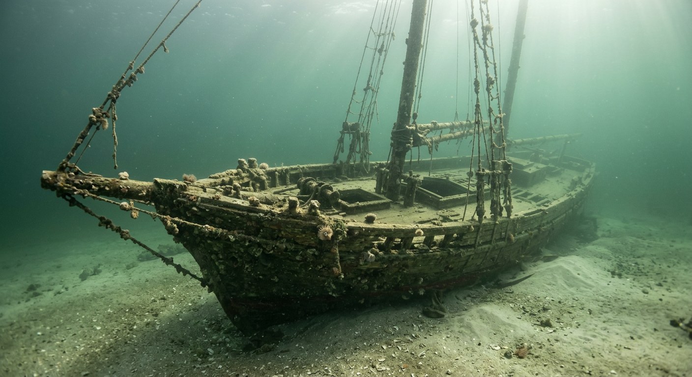 Artistic impression of the Annie L. Spindler