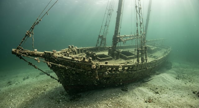 Artistic impression of the Annie L. Spindler