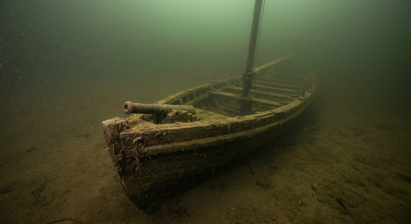 Artistic impression of the Chesapeake Flotilla Gunboat No. 137
