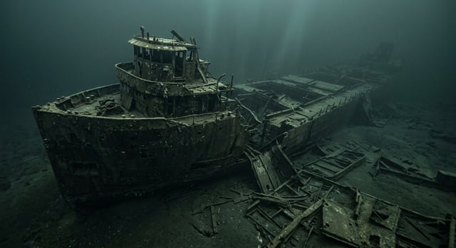 Artistic impression of the Isaac M. Scott