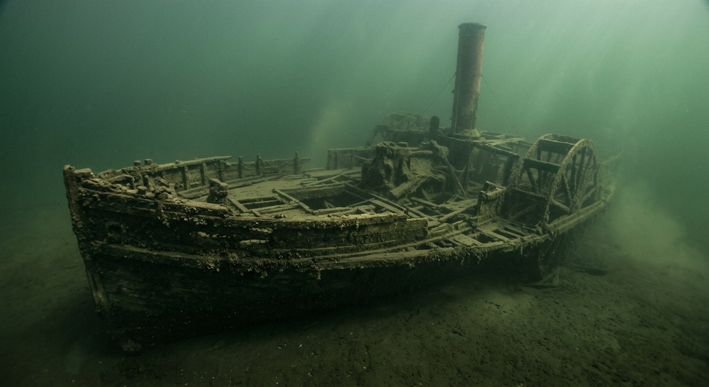 Artistic impression of the Daniel Drew