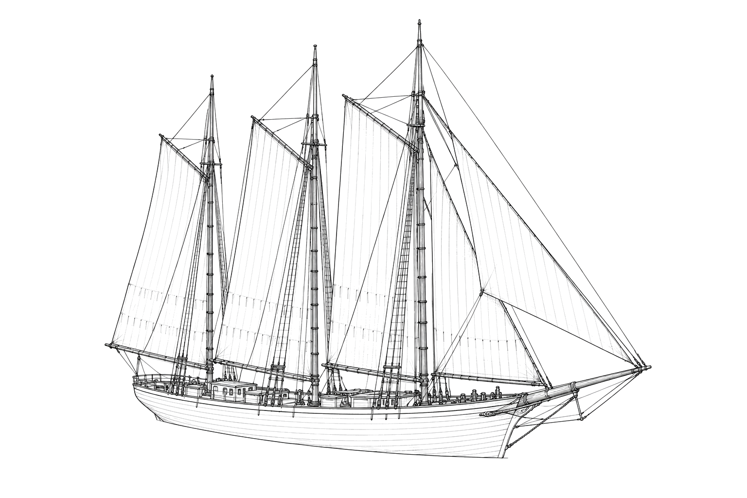 Engraved line drawing of the Montclair