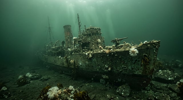 Artistic impression of the HMCS Galiano