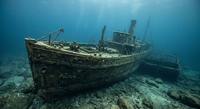 Artistic impression of the SS Africa